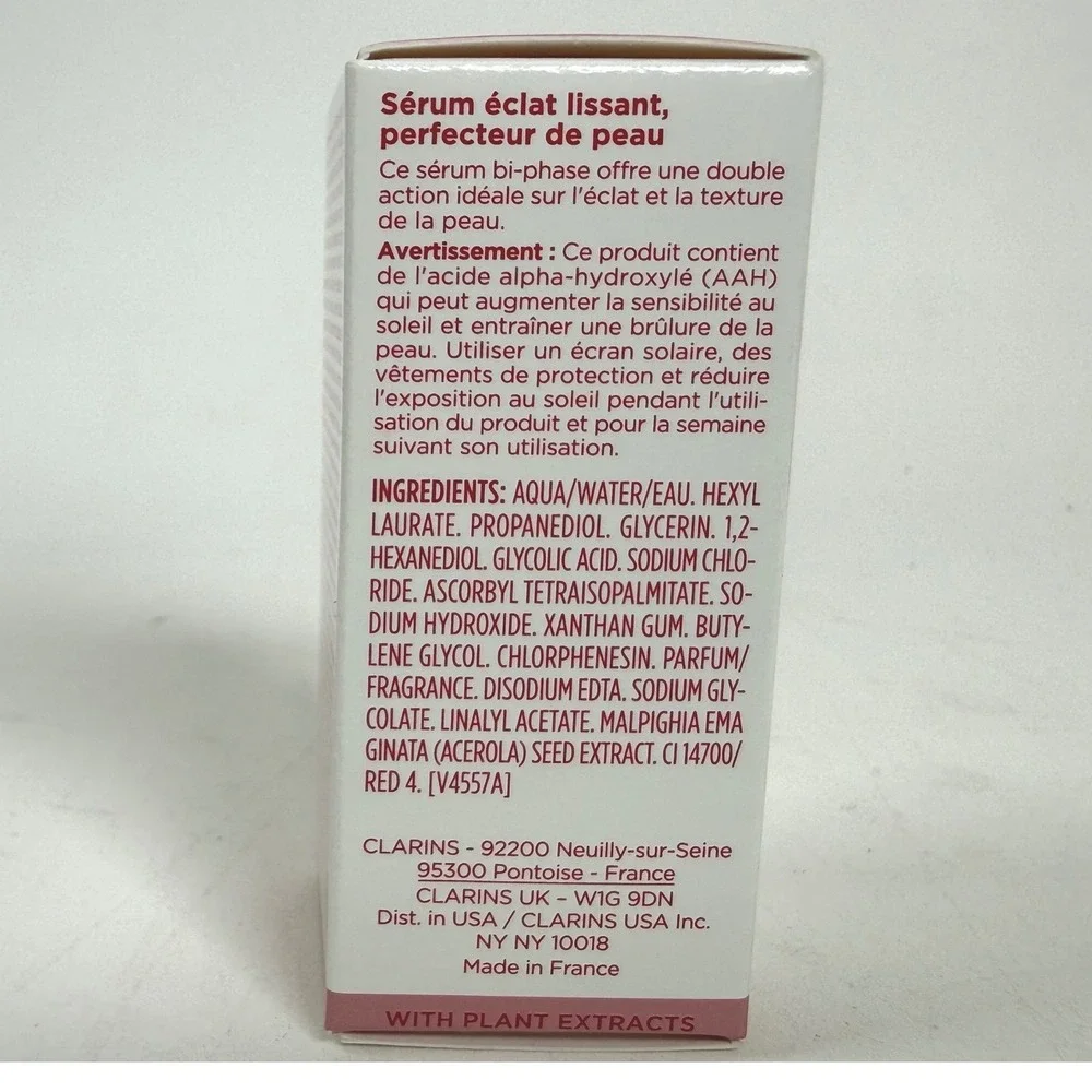 Clarins Serum Multi-Active Glow Vitamin C AHA Radiance Travel Size 7ml 0.2oz New